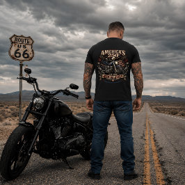 Camiseta Motociclista Patriótico número 250 de América