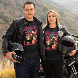 Camiseta Motociclista sucio perro papá perro mamá aventura