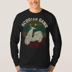 Camiseta Motociclista vintage Scooter Gang Scooter