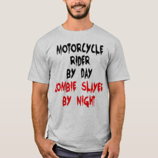Camiseta Motociclista Zombie Slayer