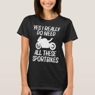Camiseta Motociclistas de Carreras para hombres deportivos