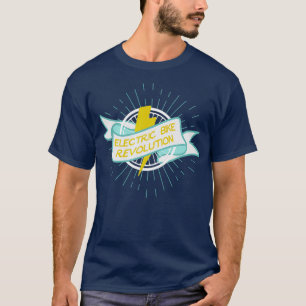Camiseta Motociclistas eléctricos Revolución de la biciclet