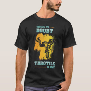 Camiseta Motocrós cuando en válvula reguladora de la duda