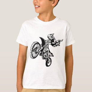 Camiseta Motocrós de la motocicleta del motorista