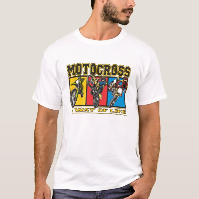 Camiseta Motocrós una manera de vida (Anverso)