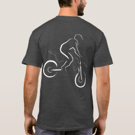 Camiseta Motocross 01 Fondo Blanco y Gris