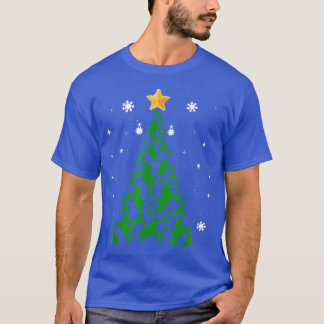 Camiseta Motocross Árbol de Navidad Para Amantes De Motocro