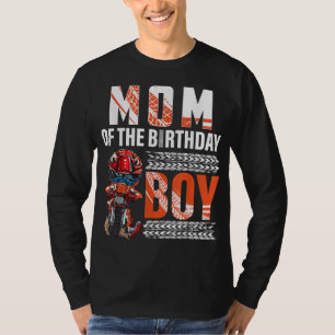 Camiseta Motocross B-day de la bicicleta sucia de mamá del 