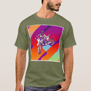 Camiseta Motocross bici estética retro vintage