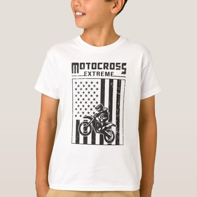 Camiseta Motocross Biker Dirt Motorcycle Funny Gift Idea (Anverso)