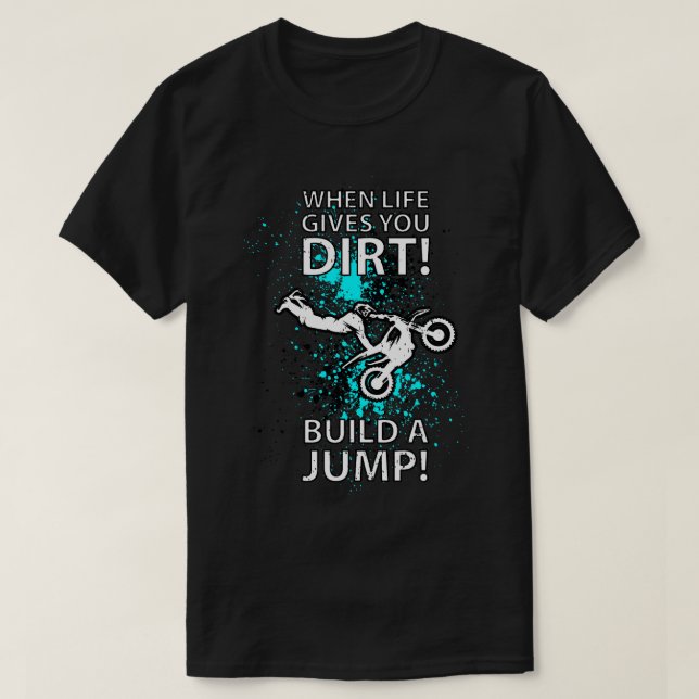 Camiseta Motocross Biker Freestyle Stunt 36 (Diseño del anverso)