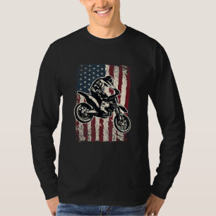 Camiseta Motocross Biker Motorcycle Motor Rider Estadounide