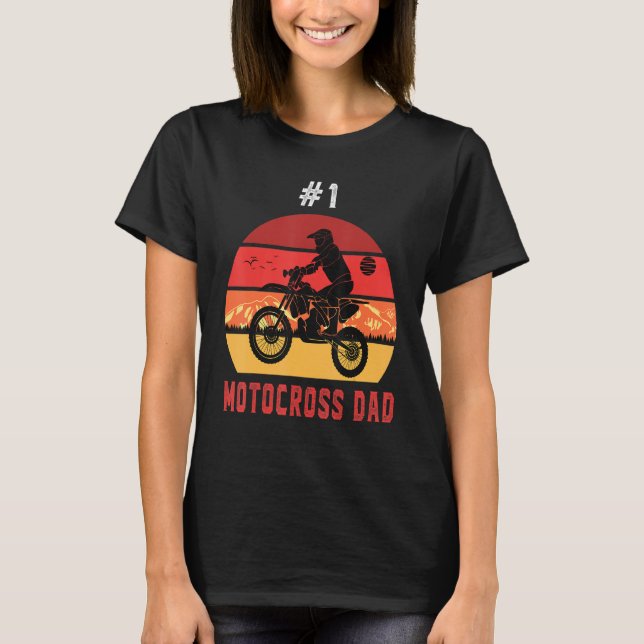 Camiseta Motocross Carreras de moto de Dirt Bike (Anverso)