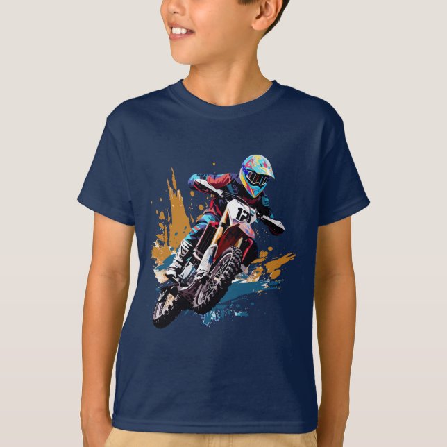 Camiseta Motocross Ciclismo en bicicleta (Anverso)