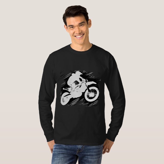 Camiseta Motocross Competitive Sport Motorcycle Racing (Anverso completo)