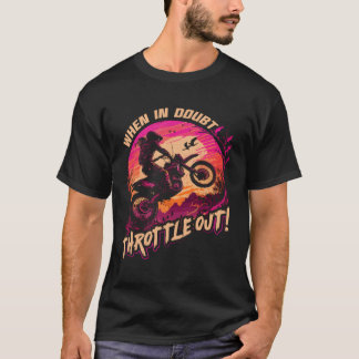 Camiseta Motocross cuando se dudaba de que lanzara la bicic