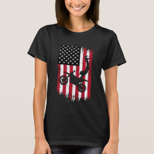 Camiseta Motocross de estilo libre Supercross bandera de Es