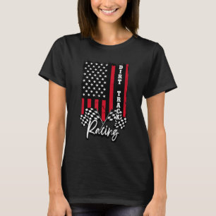 Camiseta Motocross de la bandera estadounidense de la Carre