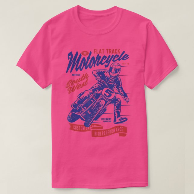 Camiseta Motocross de pista plana Motocross Bike Dirt Bike  (Diseño del anverso)
