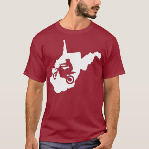 Camiseta Motocross del oeste del VA Dirt Biking Ts Carreras