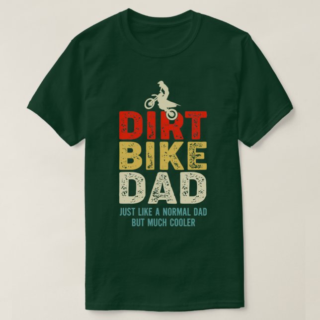 Camiseta Motocross Design Dirt Bike Dad (Diseño del anverso)