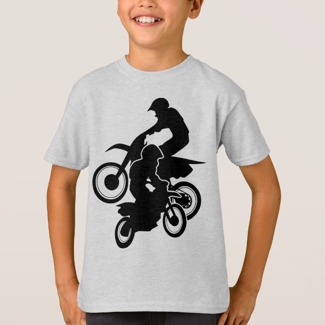 Camiseta Motocross Dirt Bicicletas fuera de carretera Carre (Anverso)