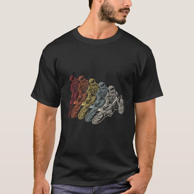 Camiseta Motocross Dirt Bike (Anverso)