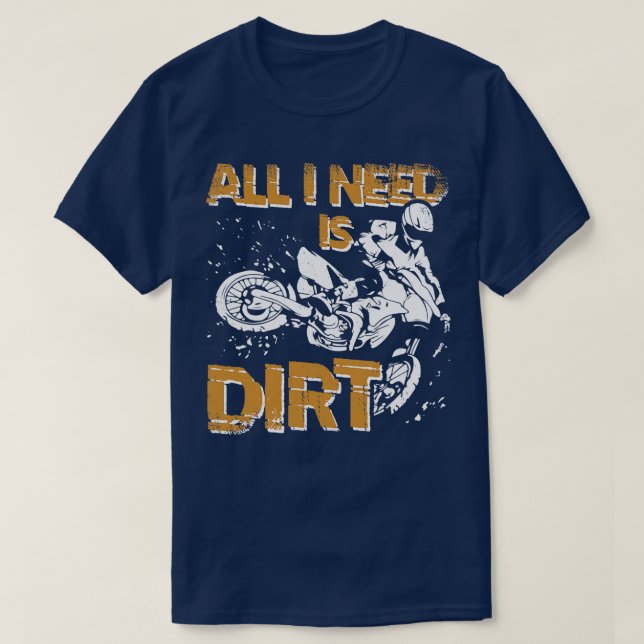 Camiseta Motocross Dirt Bike Carreras Enduro Race Gift (Diseño del anverso)