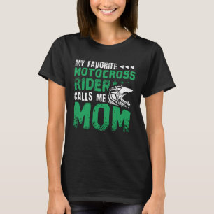 Camiseta Motocross Dirt Bike Mom