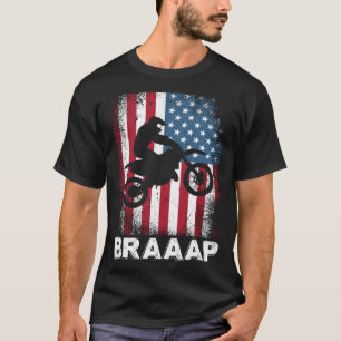 Camiseta Motocross Dirt Bike Motorcycle Estados Unidos