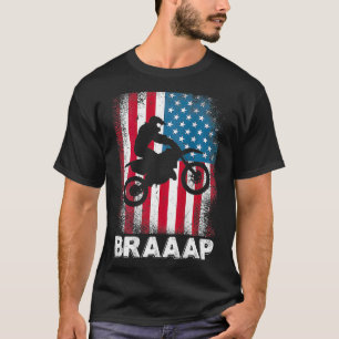 Camiseta Motocross Dirt Bike Motorcycle Estados Unidos