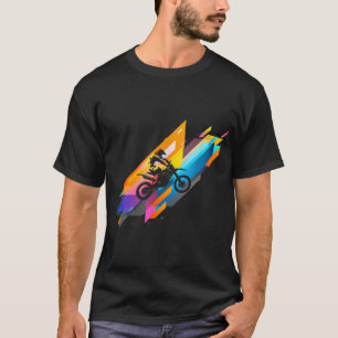 Camiseta Motocross Dirt Bike Rider Biker Motorist Motorcyc