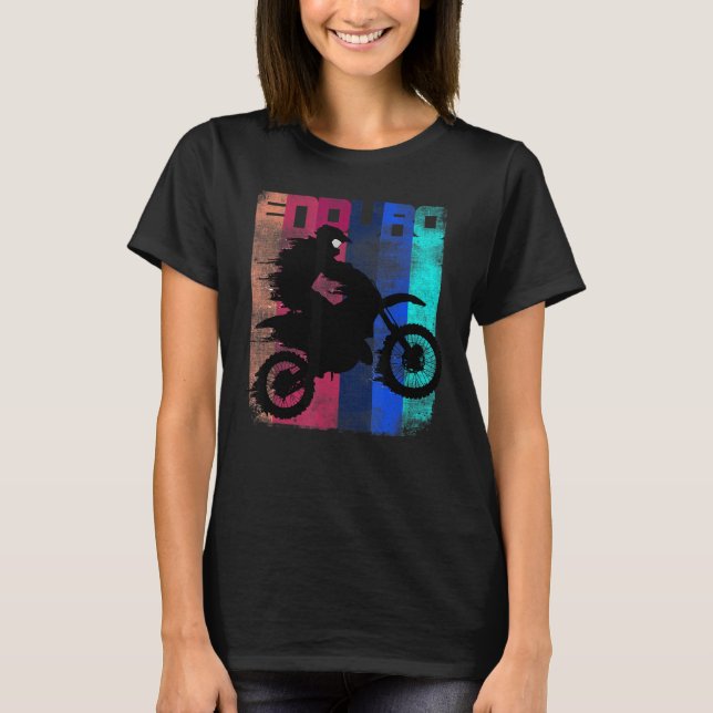 Camiseta Motocross Enduro Biker Motocross Motorcycle (Anverso)