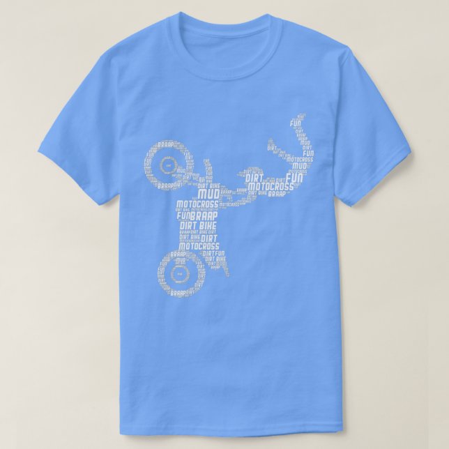 Camiseta Motocross enduro Dirt Bike Rider Boys en bicicleta (Diseño del anverso)