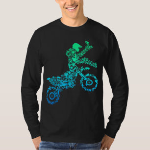 Camiseta Motocross enduro Dirt Bike Rider Boys en bicicleta