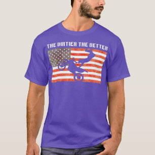 Camiseta Motocross Enduro Dirt Bike Riers Bandera Americana