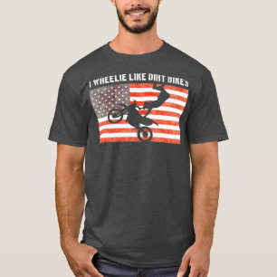 Camiseta Motocross Enduro Dirt Bike Riers Bandera Americana