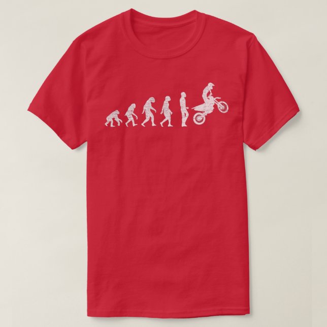 Camiseta Motocross Evolution Dirt Bik (Diseño del anverso)