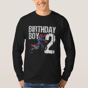 Camiseta Motocross fiesta de cumpleaños de ciclismo de tier