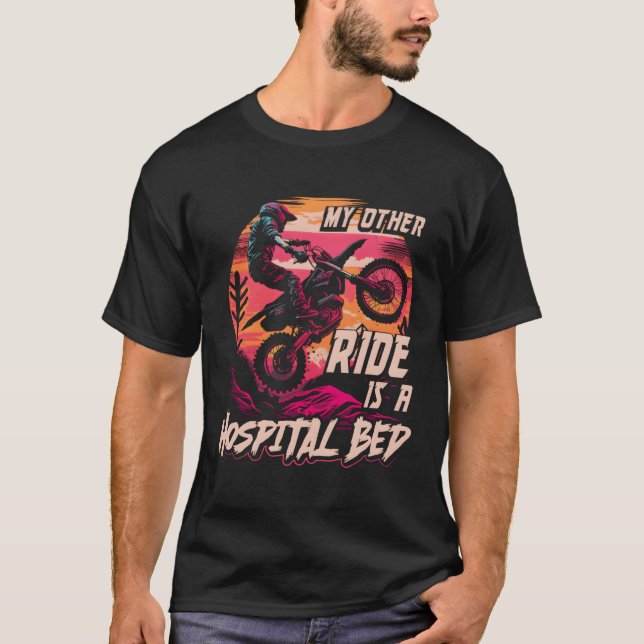 Camiseta Motocross Injurio Cita Sucia Bicicleta (Anverso)