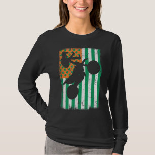 Camiseta Motocross Irish USA Bandera estadounidense St Patr