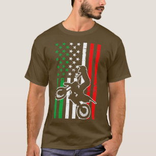 Camiseta Motocross Italia Bandera Offroad Dirtbike