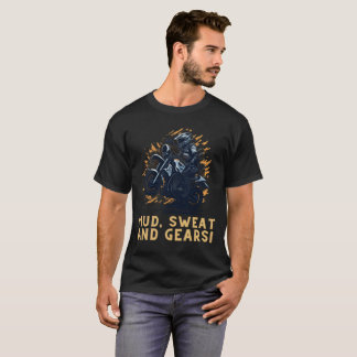 Camiseta Motocross Juvenil Lodo Sudor Y Engranajes Motocicl