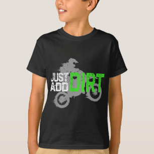 Camiseta Motocross juvenil, moto sucia de niños, Dirtbike, 