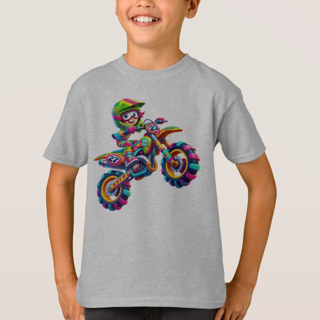 Camiseta Motocross Kid (Anverso)