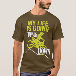 Camiseta Motocross Life arriba y abajo