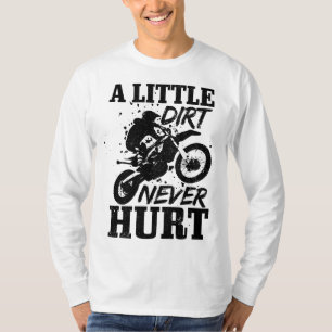 Camiseta Motocross Little Dirt Never Hurt Dirt Bike MX・