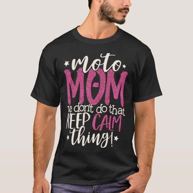 Camiseta Motocross Mom Moto Mom No hacemos callar (Anverso)