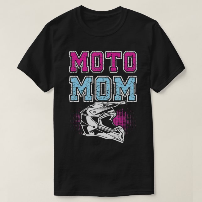 Camiseta Motocross Moto Mom MX Dirtbike  (Diseño del anverso)