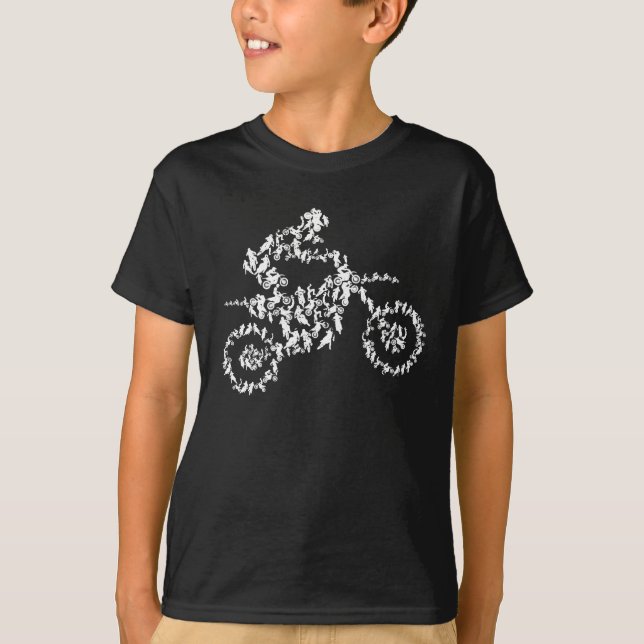 Camiseta Motocross moto moto moto de tierra (Anverso)